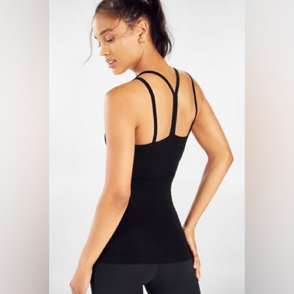 Fabletics Kathie Seamless Support Tank Black XXS/XS